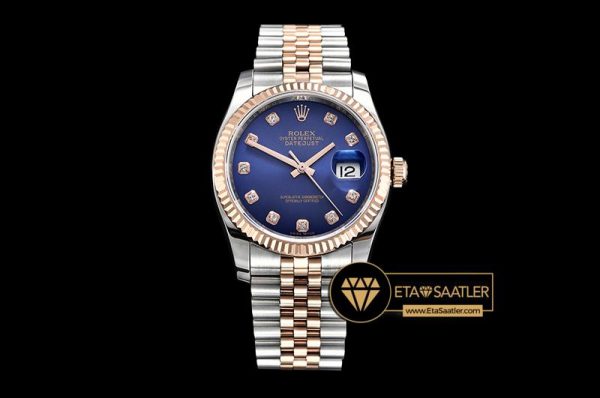 RDJ0266B - DateJust Jub Flt RGSS Dark Blue Diam BP A3135 Mod - 11.jpg